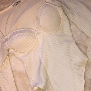 White/tanish bodysuit size S